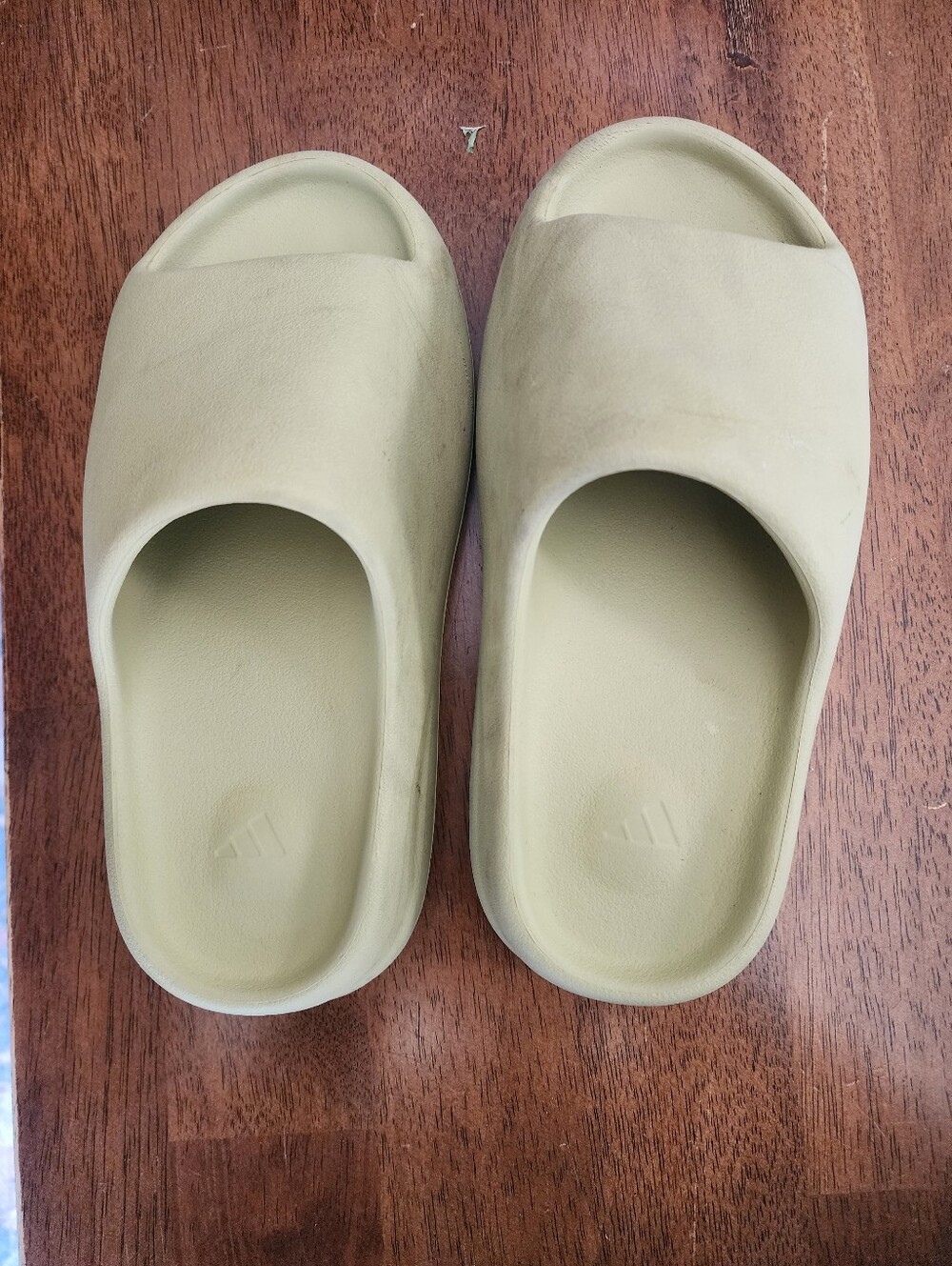 Adidas Yeezy Slide Sandals in Light Olive Used